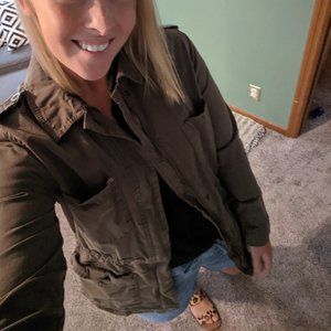 Hinge Military Style Utility Jacket